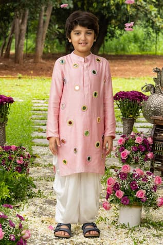 Panchhi By Kanupriya Tibrewala Gulab Bagh Kurta & Dhoti Pant Set