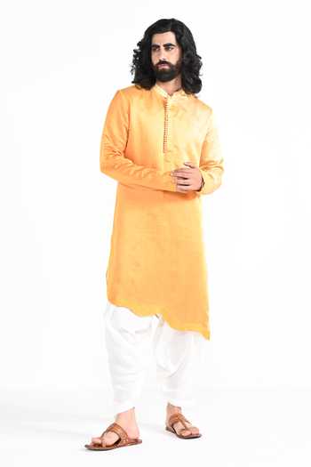 Kalpana Naik Yellow Ombre Ombre Kurta & Salwar Set 