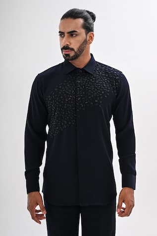 Kalpana Naik Contour Play Hand Embroidered Shirt 