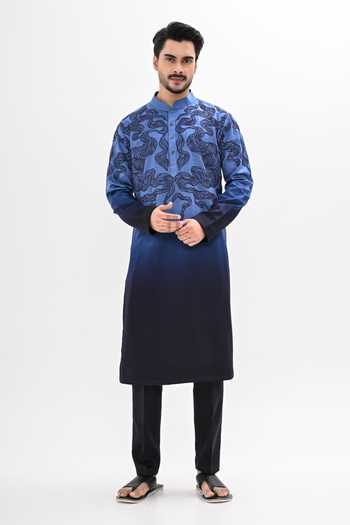 Kalpana Naik Aquira Hand Embroidered Kurta Set 