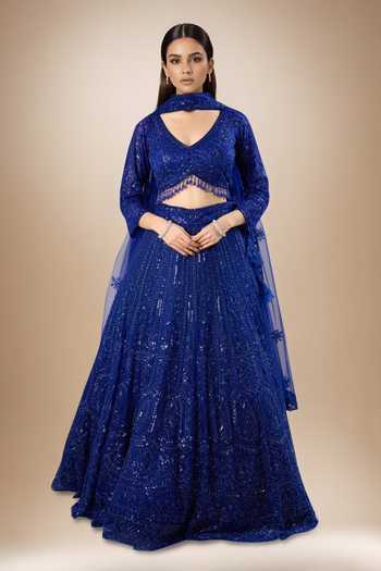 Azeera Embroidered Lehenga Set 
