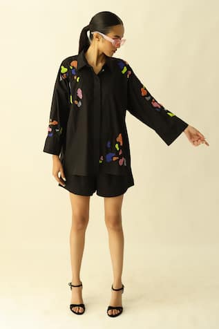 Studio Moda India The Nebula Embroidered Shirt 
