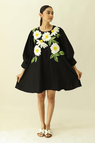 Studio Moda India The Fleuron Embroidered Dress 