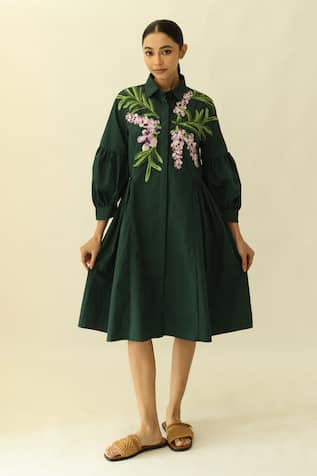 Studio Moda India The Florent Embroidered Dress 
