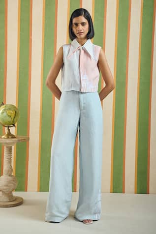 Orthodox Augustus Panel Dome Embroidered Shirt 