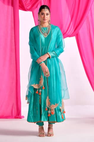 Almaari By Pooja Patel Rangraag Embroidered Anarkali Set 