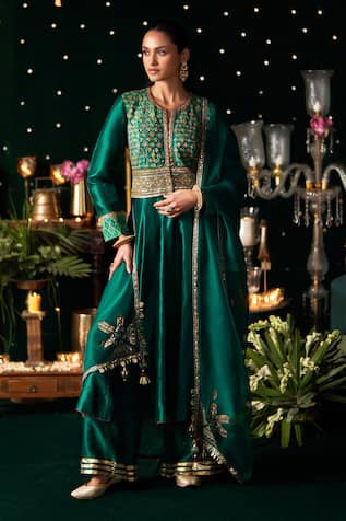 Almaari By Pooja Patel Dholak Embroidered Anarkali Set 