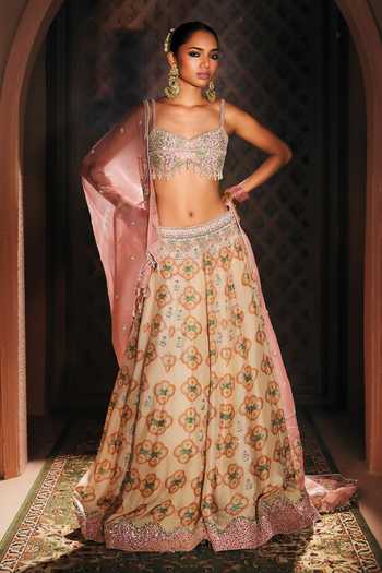 Mukta Sabharwal Geet Printed Lehenga Set 