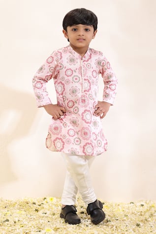 Neha Gursahani Printed Kurta & Narrow Pant Set 