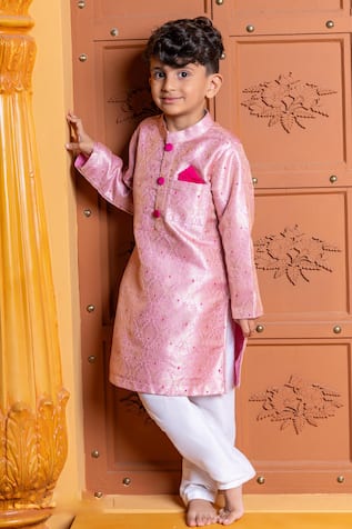 Kirti Agarwal - Pret N Couture Brocade Woven Kurta Set  
