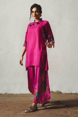 Basil Leaf Printed Kurta & Pant Set 