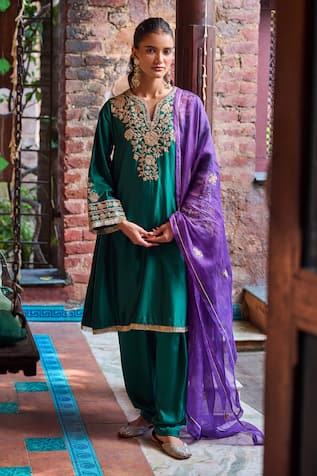 Dohr India Kainat A-Line Kurta Salwar Set 