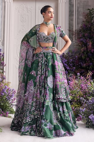 Mahima Mahajan Adaia Bridal Embroidered Lehenga Set  