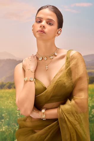 Noor Polki Charm Necklace 