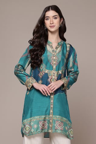 Ritu Kumar Tribal Print Full Sleeve Shirt 