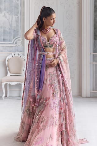 Mahima Mahajan Sara Floral Pattern Lehenga Set 