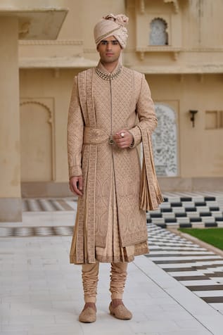 Tarun Tahiliani Dori Embroidered Sherwani Set  