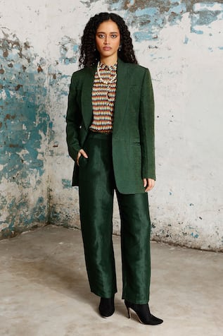 Saksham & Neharicka John Doe Printed Shirt Pant Set 