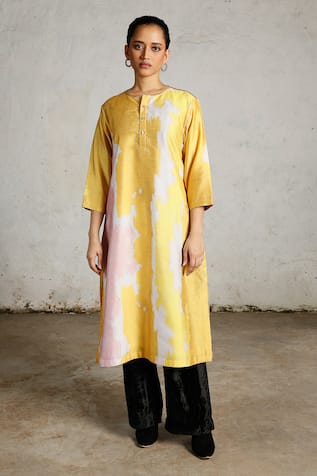 Saksham & Neharicka Etna Printed & Embroidered Kurta 