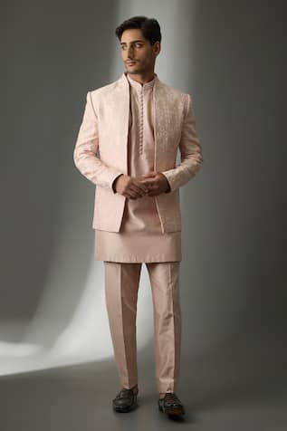 SALIL BHATIA Zari Mahal Embellished Jacket Kurta Set 