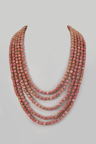 SALIL BHATIA Semi-Precious Stone Layered Mala 