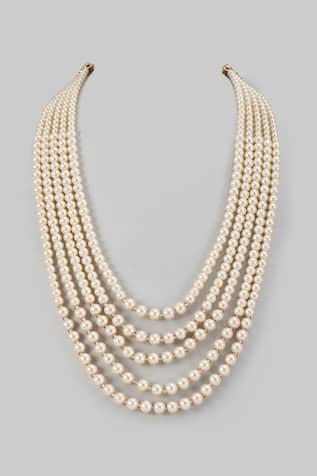 SALIL BHATIA Stone & Beaded Layered Mala 