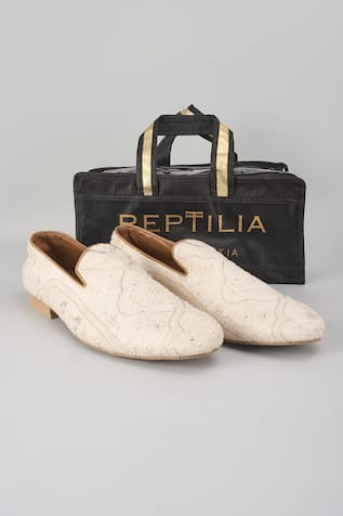 SALIL BHATIA Taj Mahal Sequin Embellished Loafers 
