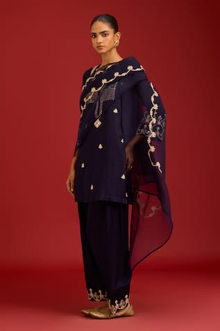 Devnaagri Embroidered Kurta Set 