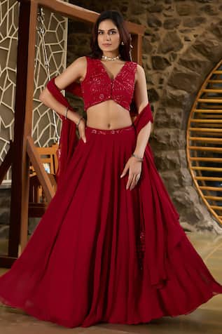 Damoiselle Laalima Embellished Lehenga Set 