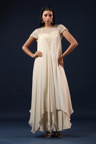 K-Anshika Pearl Embellished Gown 