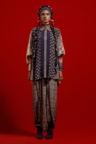 Aseem Kapoor Mandala Printed Shirt 