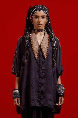 Aseem Kapoor Mandala Textured Shirt 