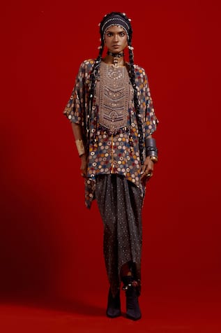 Aseem Kapoor Kuru Trapeze Kurta & Skirt Set 