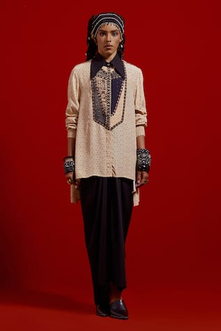 Aseem Kapoor Atri Straight Shirt & Skirt Set 