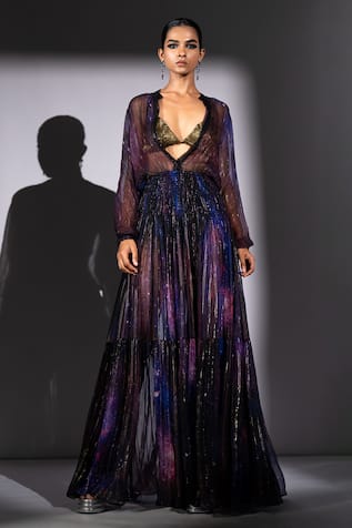 Nikita Mhaisalkar Cutpipe Embellished Bralette 