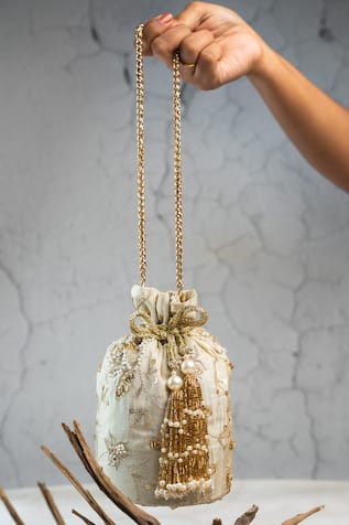 Nayaab By Sonia Opulent Embroidered Potli 