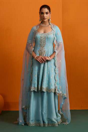 Bhawna Sethi Naira Flared Kurta Sharara Set  