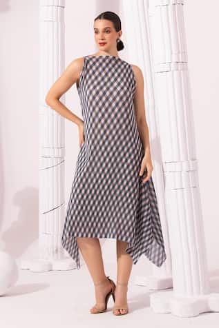 Preeti Mehta Checks Pattern Dress 