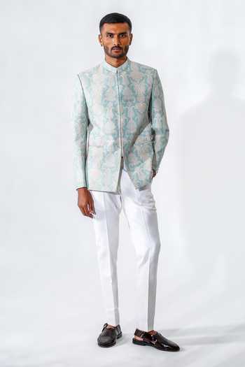 Chatenya Mittal Embroidered Bandhgala & Pant Set 