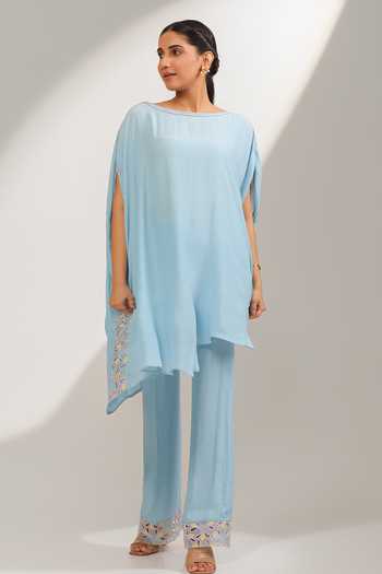 House of Zyrra by Laxmishriali Celestia Asymmetric Kaftan & Pant Set 