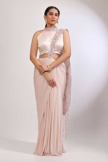 House of Zyrra by Laxmishriali Isabella Draped Saree With Blouse 