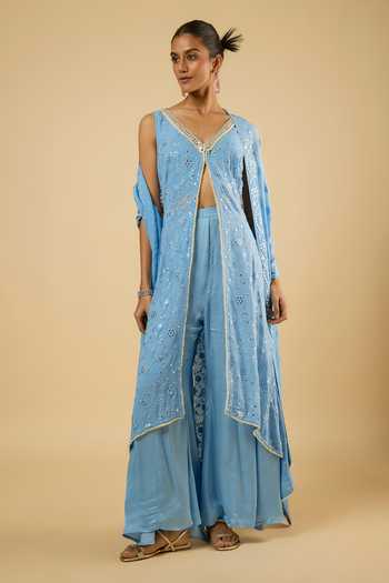 Dori & CO. Embellished Tunic Sharara Set 