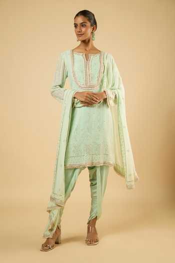 Dori & CO. Embroidered Kurta & Dhoti Pant Set  