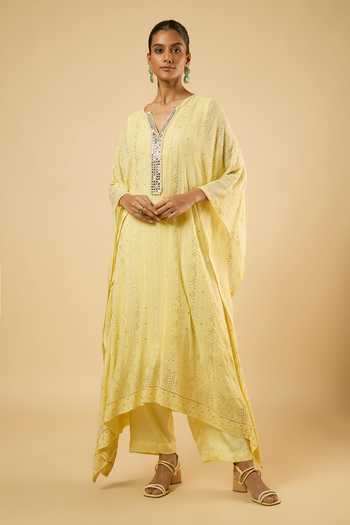Dori & CO. Embellished Kaftan & Pant Set  