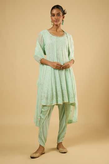 Dori & CO. Embroidered Georgette Anarkali Set 