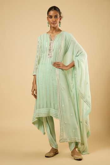 Dori & CO. Embroidered Kurta & Dhoti Pant Set 