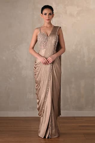 Onaya Embellished Saree Gown  