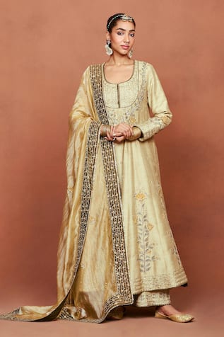 Sue Mue Zulekha Dori Embroidered Anarkali Set 