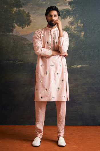 Thetaa Mirror Embroidered Kurta & Pant Set 