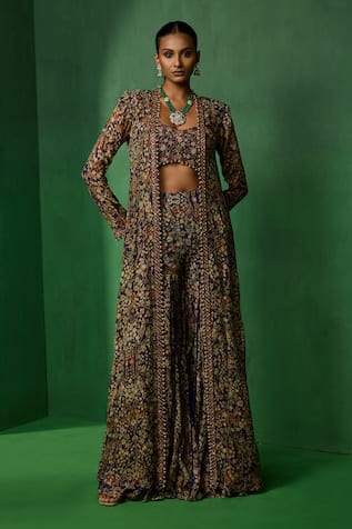 Ridhima Bhasin Seren Printed Jacket Sharara Set 